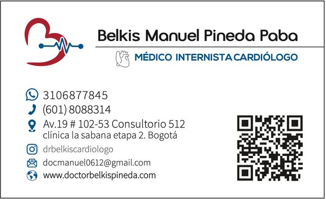 Consulta Presencial Dr. Belkis Manuel Pineda