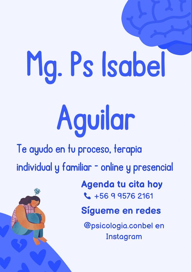 Acercar imagen: Consulta Presencial Psicóloga Isabel Aguilar Punta Arenas