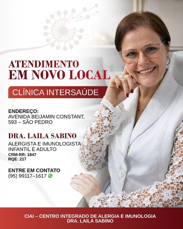 Ampliar imagem: CIAI - CENTRO INTEGRADO DE ALERGIA E IMUNOLOGIA DRA. LAILA SABINO
