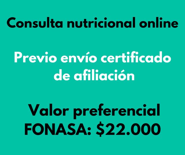 Acercar imagen: Consulta Nutricional Online - Antofagasta