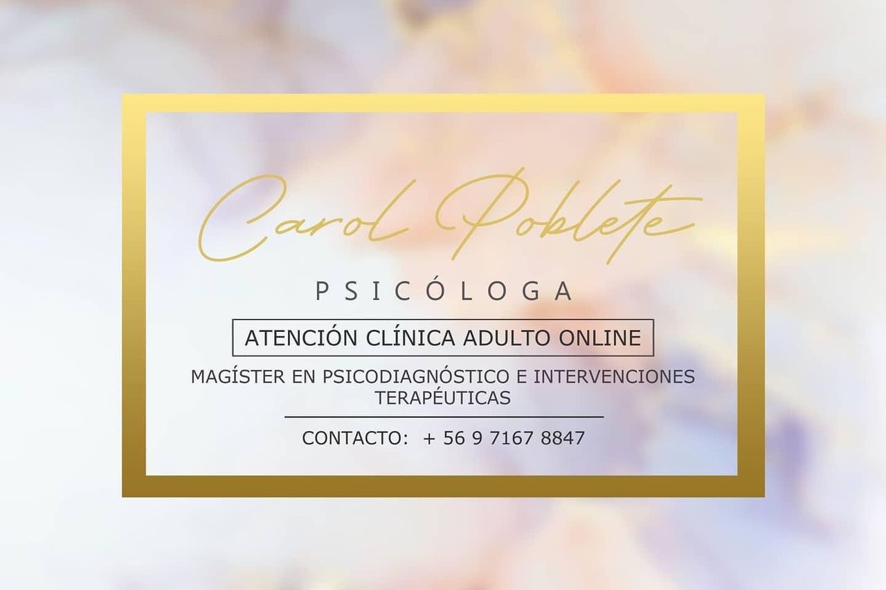 Carol Alejandra Poblete Gallardo-0