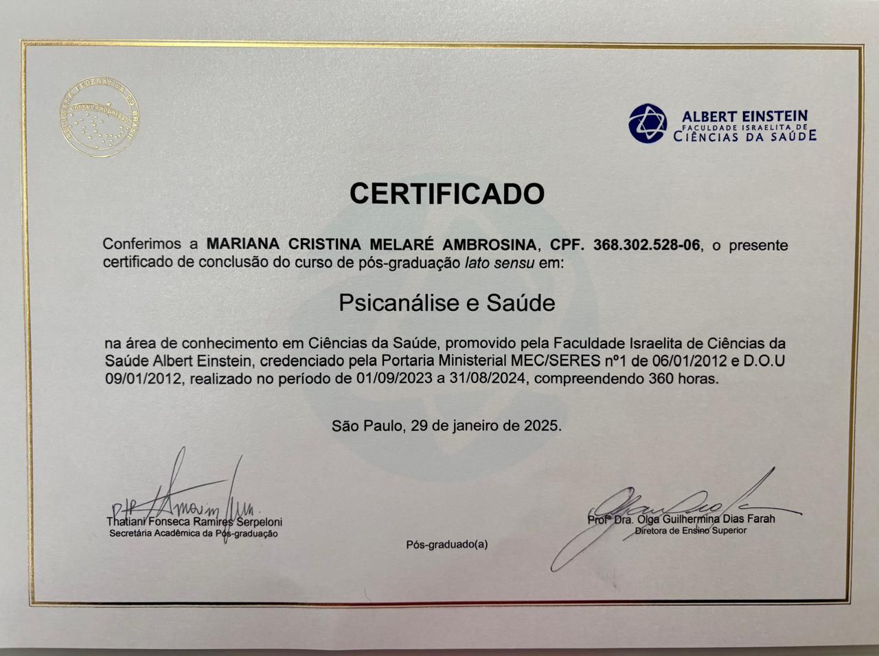 Mariana Cristina  Melaré Ambrosina -0